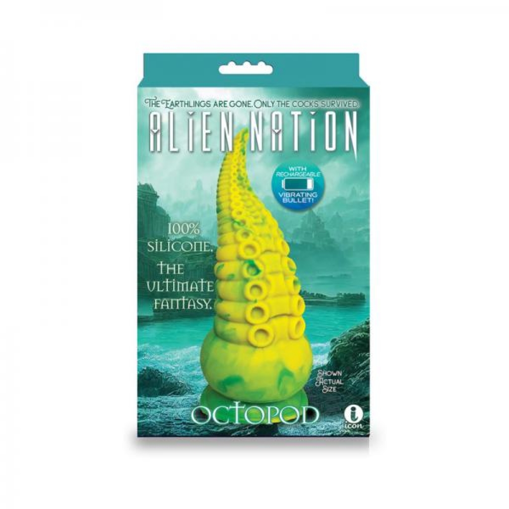 Aliennation Octopod 9 In. Vibrating Silicone Dildo - Realistic