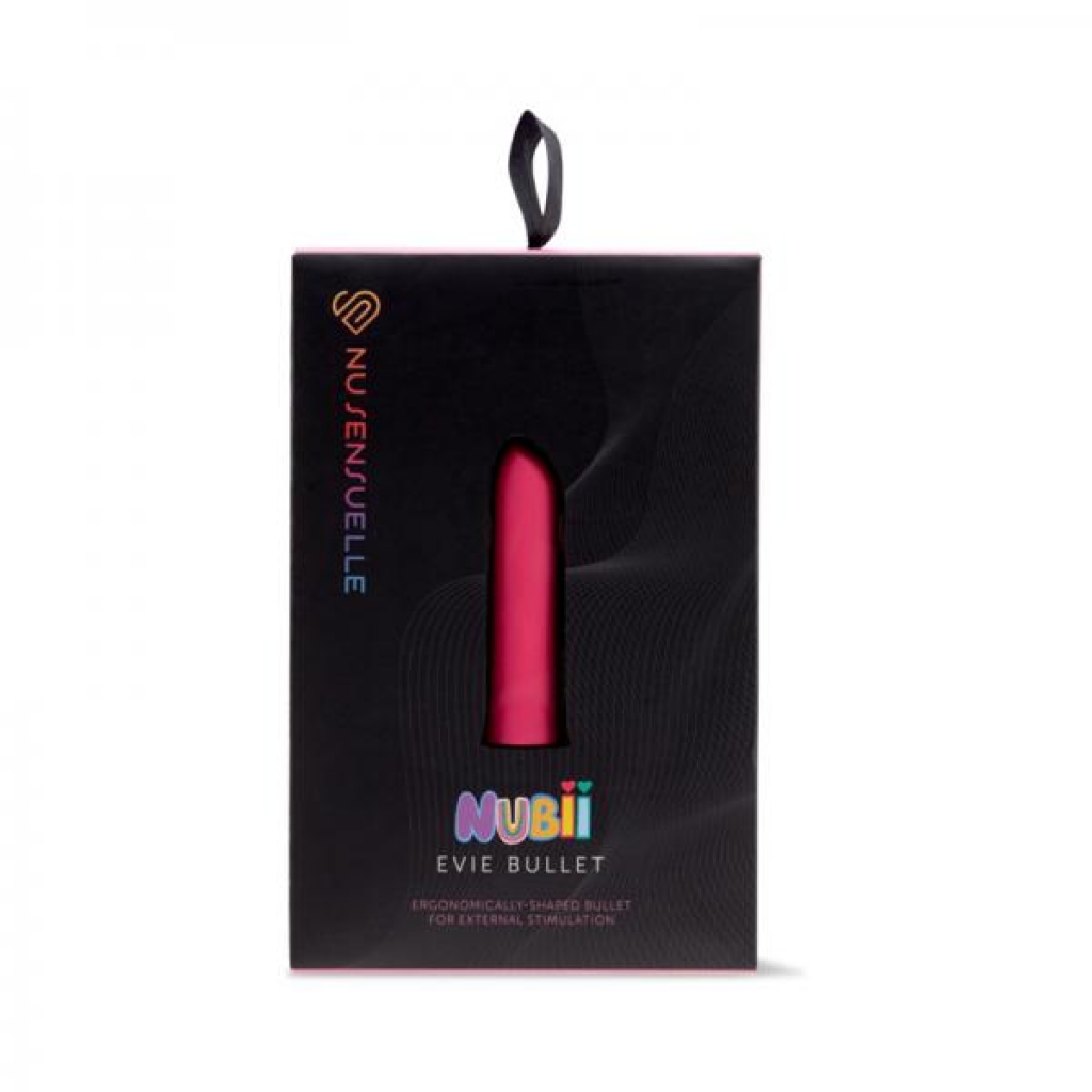 Nu Sensuelle Evie Nubii Slanted Tip Bullet Pink - Bullet Vibrators