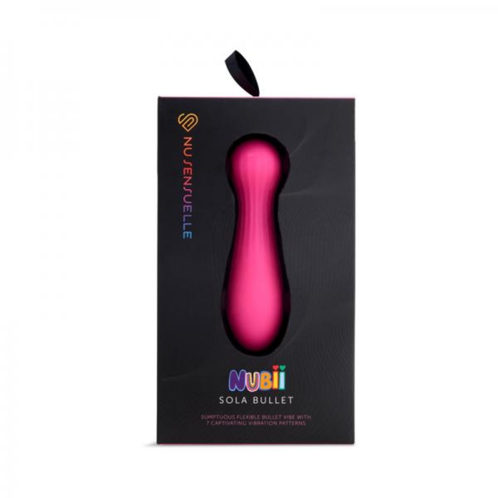 Nu Sensuelle Sola Nubii Flexible Bullet Pink - Bullet Vibrators