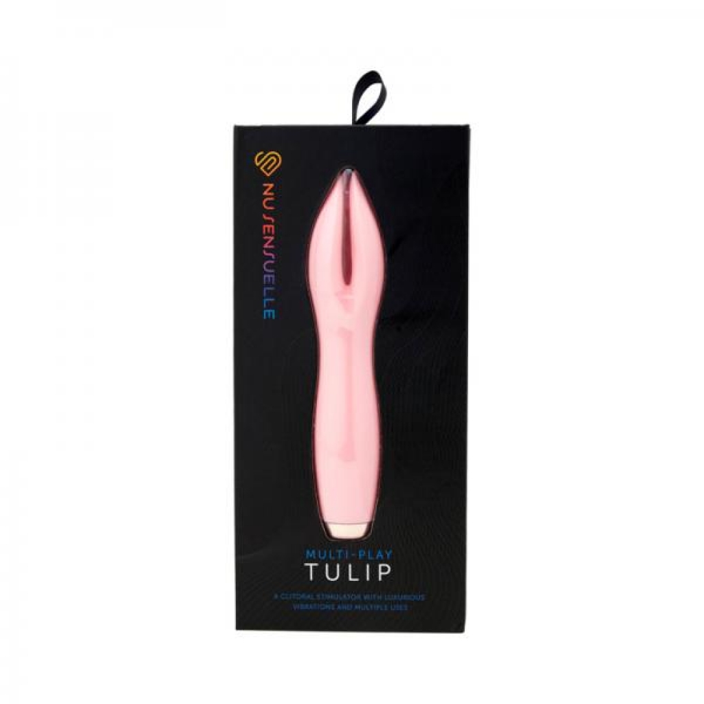 Nu Sensuelle Tulip Multi-play Stimulator Millennial Pink - Clit Cuddlers