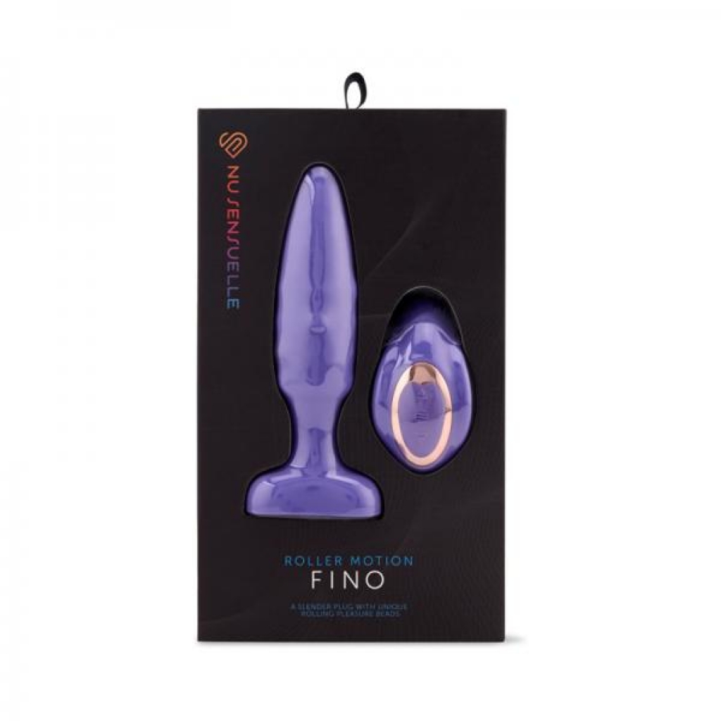 Nu Sensuelle Fino Roller Motion Plug Ultra Violet - Anal Plugs