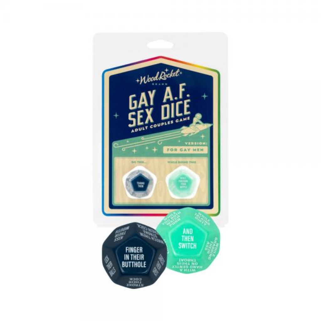 Gay Af Sex Dice: Gay Men - Gag & Joke Gifts