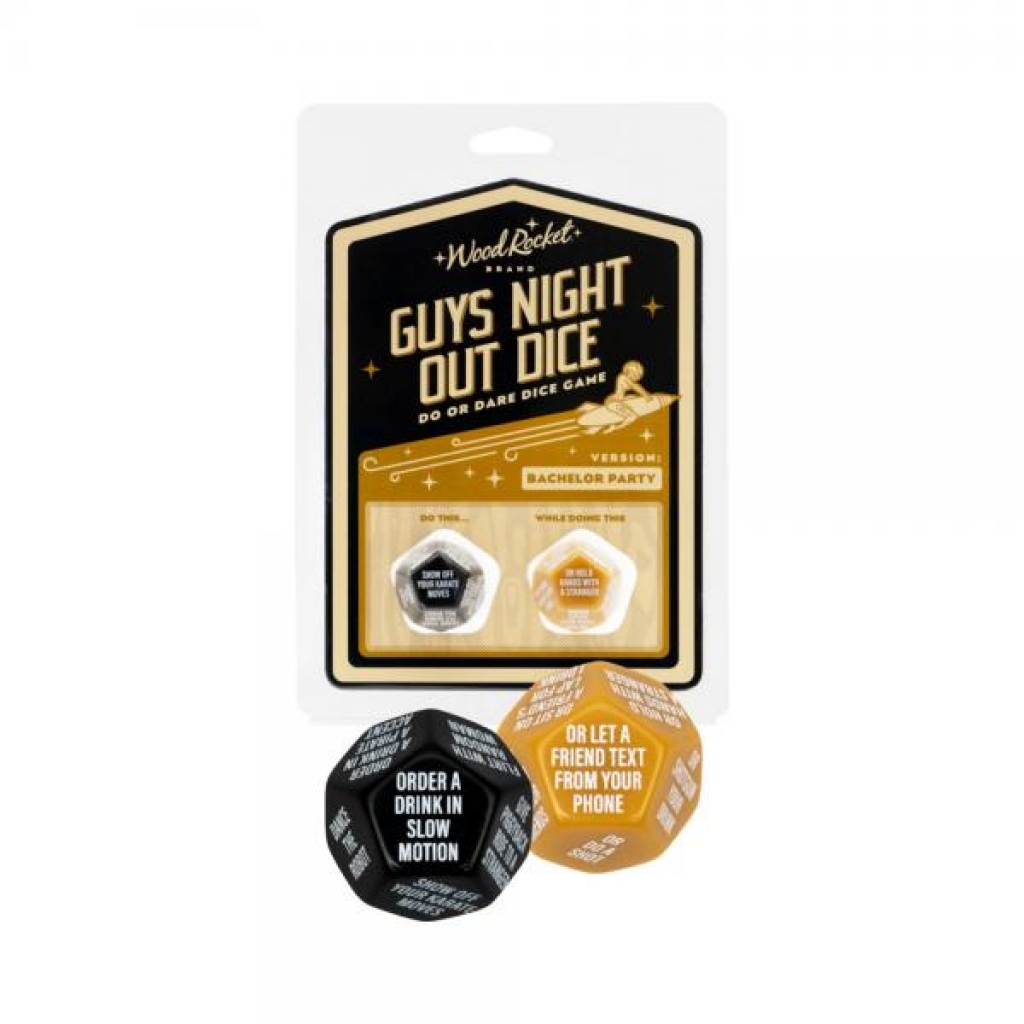 Guys Night Out Dice: Bachelor Party - Gag & Joke Gifts