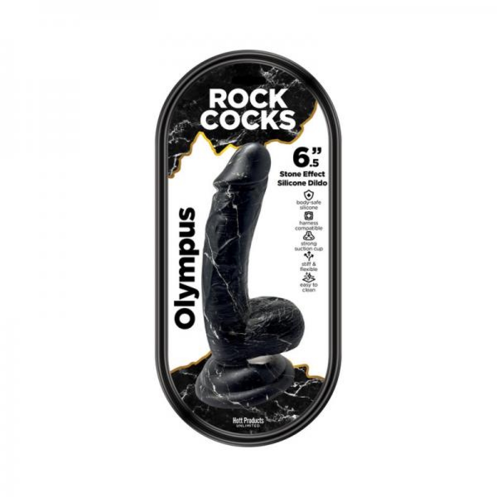 Rock Cocks Olympus Marble Silicone Dildo 6.5 In. - Realistic Dildos & Dongs
