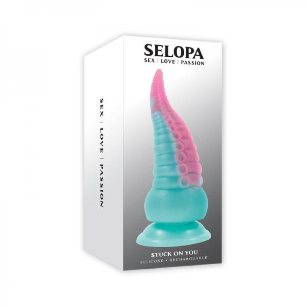 Selopa Stuck On You Rechargeable Vibrating Dildo Silicone Multicolor - Extreme Dildos