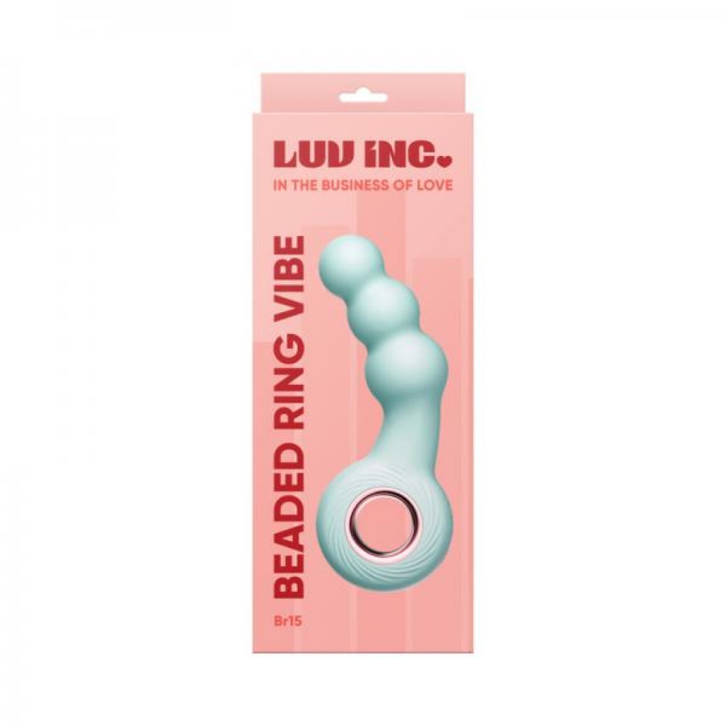 Luv Inc Br15: Beaded Ring Vibe Green - G-Spot Vibrators