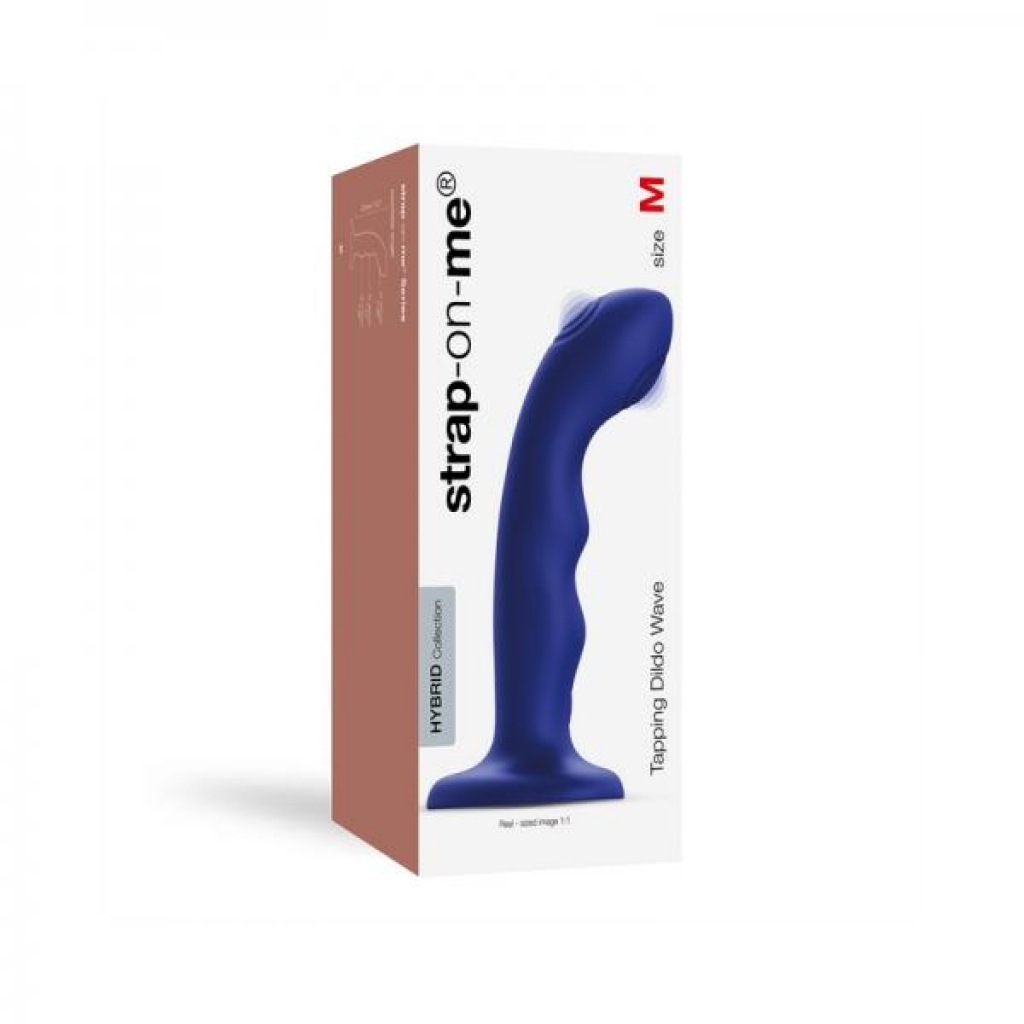Strap-on-me Tapping Dildo Wave Night Blue - G-Spot Dildos