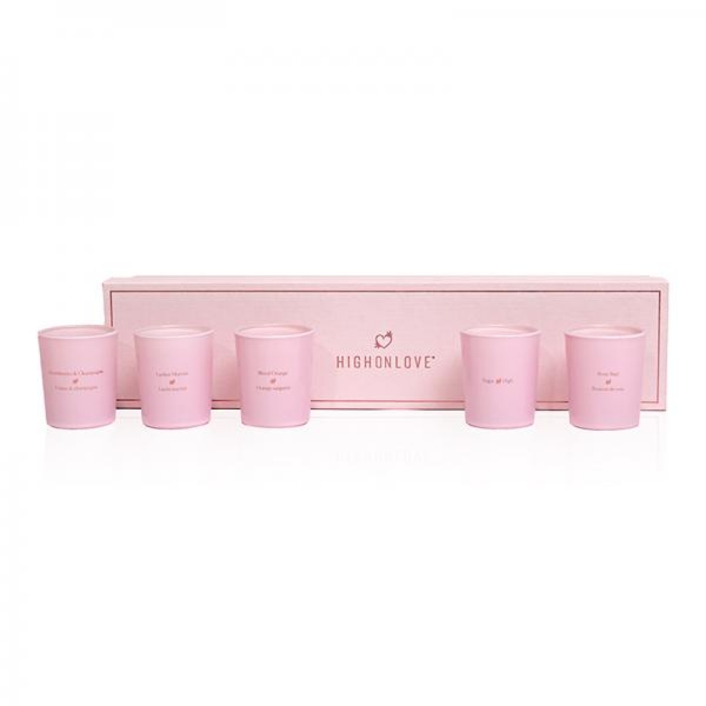 Highonlove Mini Sensual Massage Candles Collection - Massage Candles