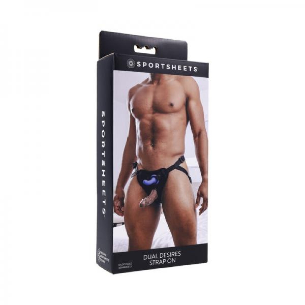 Sportsheets Dual Desires Strap On - Harness & Dong Sets