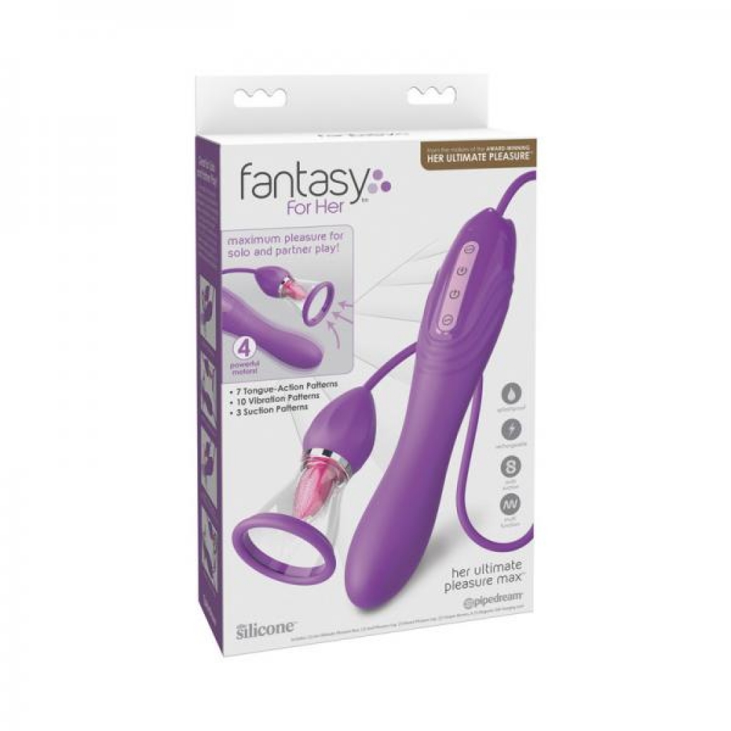Fantasy For Her Her Ultimate Pleasure Max Purple - Clit Suckers & Oral Suction