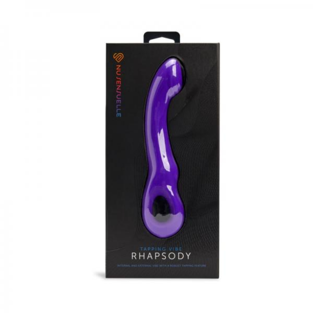 Nu Sensuelle Rhapsody Tapping Vibe Deep Purple - G-Spot Vibrators Clit Stimulators