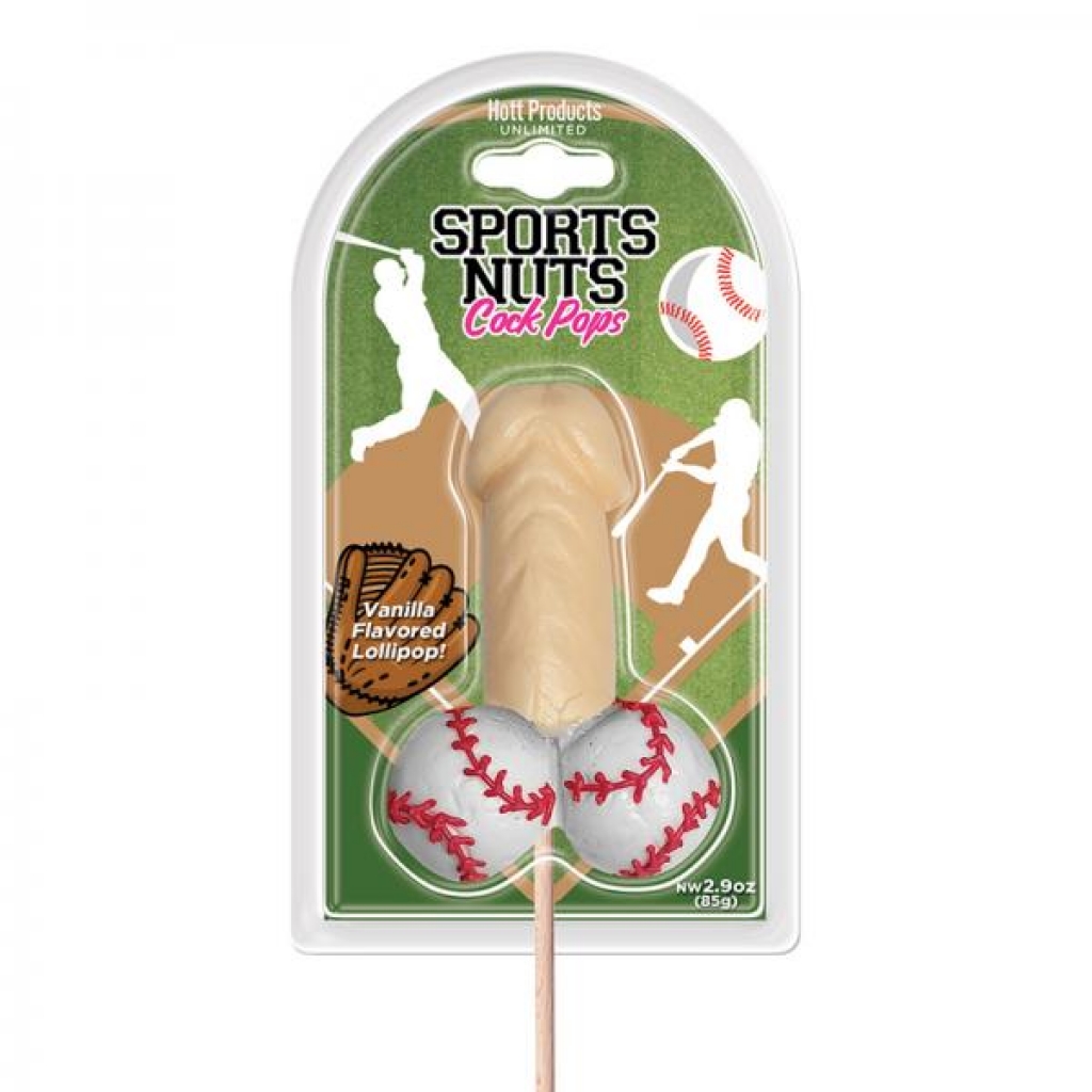 Sports Nuts Cock Pop Baseballs Vanilla - Adult Candy and Erotic Foods