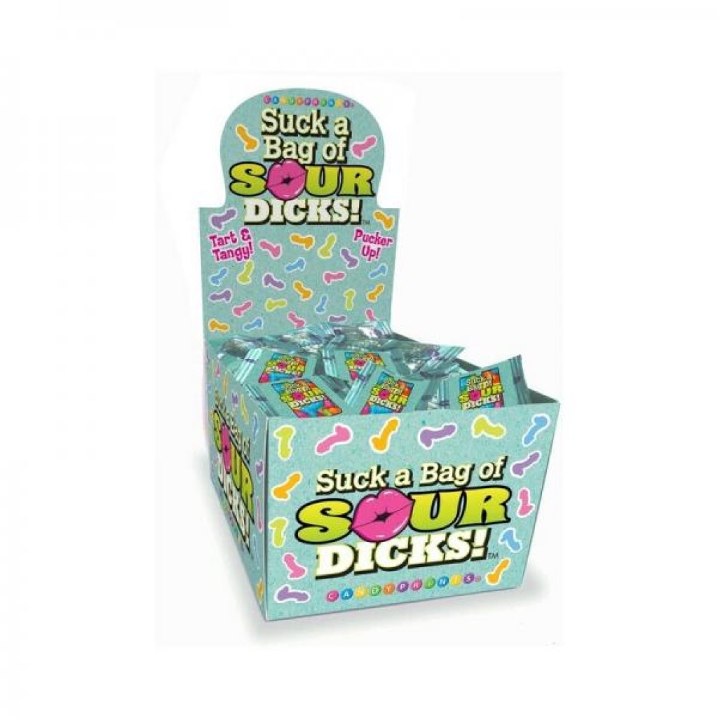 Suck A Bag Of Sour Dicks! 100-piece Display - Adult Candy and Erotic Foods