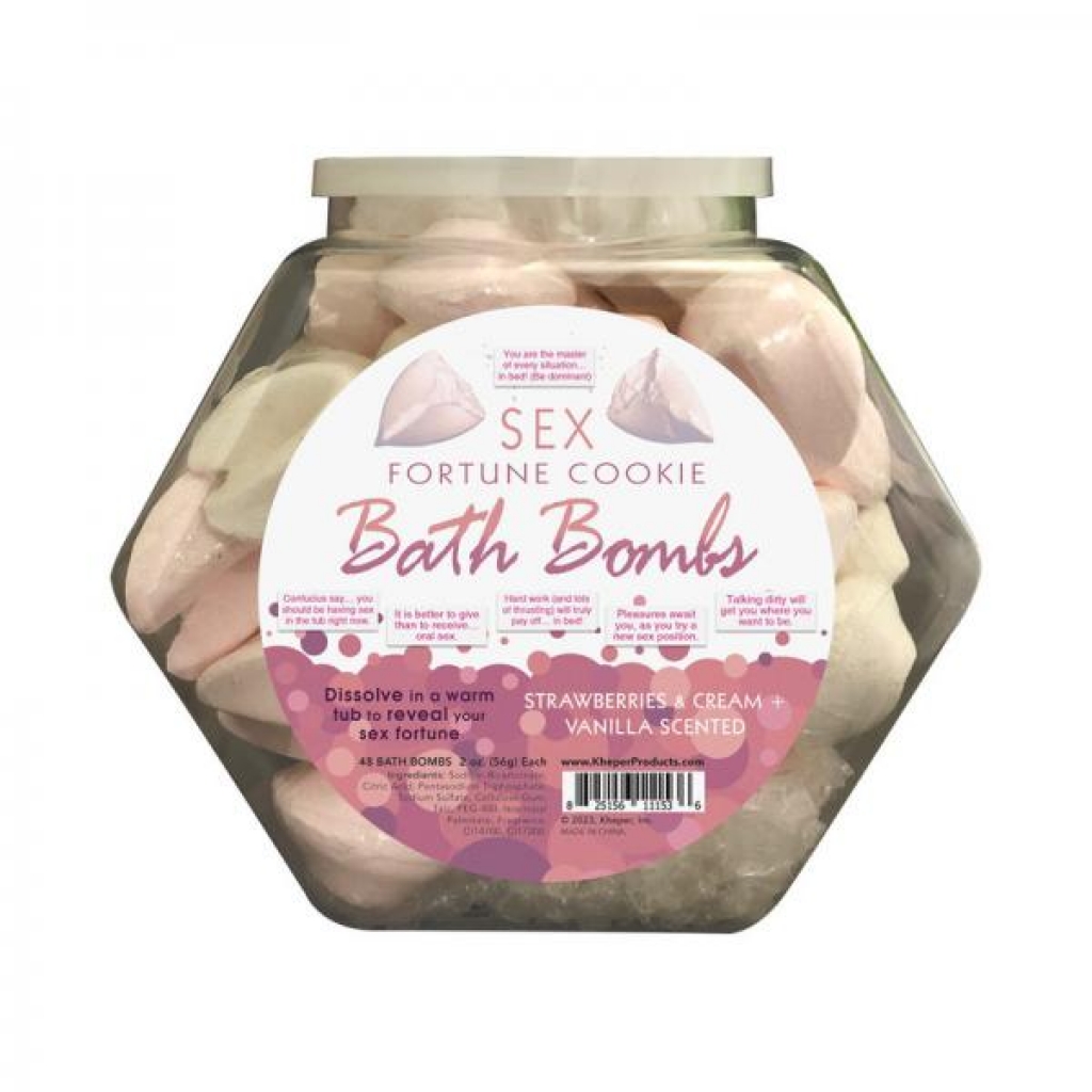 Sex Fortune Cookie Bath Bomb 48-piece Fishbowl - Bath & Shower