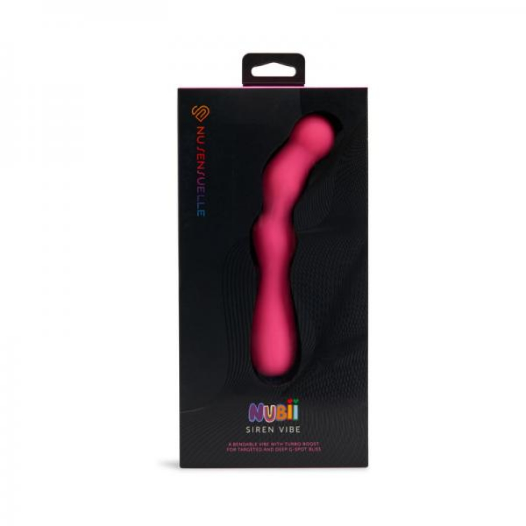 Nu Sensuelle Siren Nubii G-spot Vibe W/ Hinge Pink - G-Spot Vibrators
