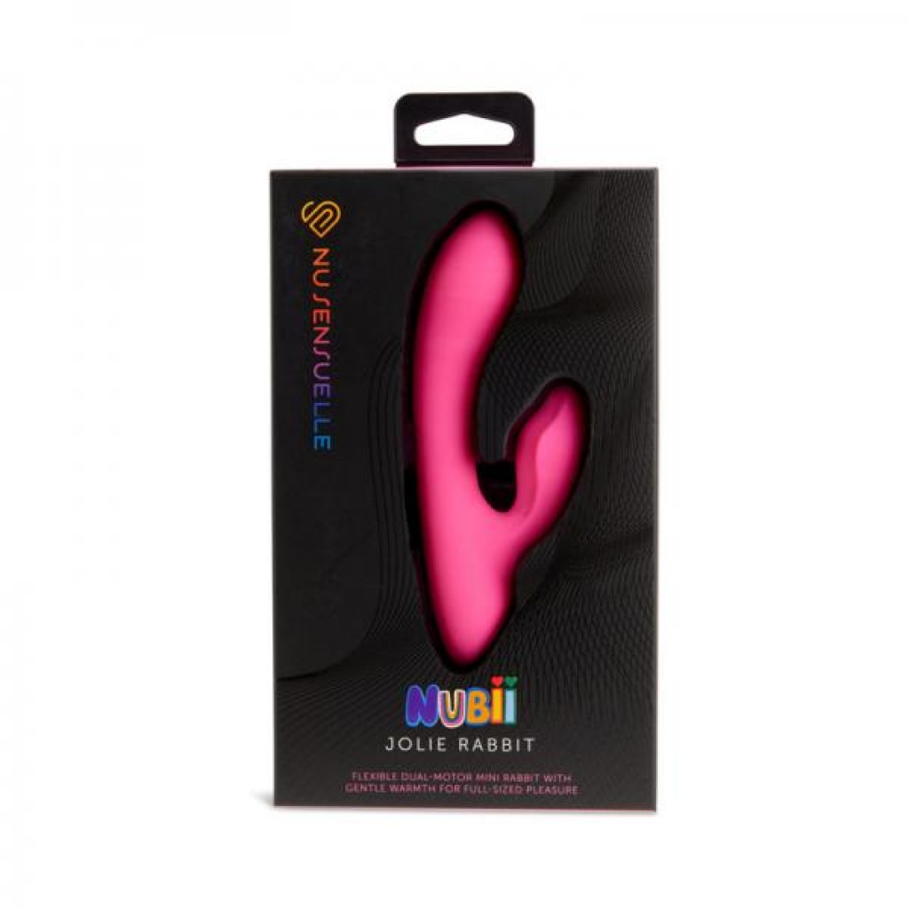 Nu Sensuelle Jolie Nubii Warming Mini Rabbit Pink - Rabbit Vibrators