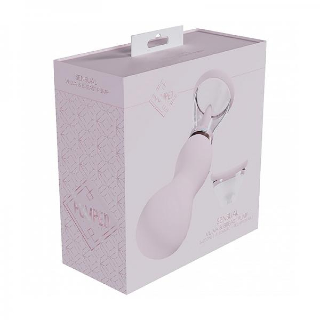 Pumped Sensual Automatic Rechargeable Vulva & Breast Pump Pink - Clit Suckers & Oral Suction