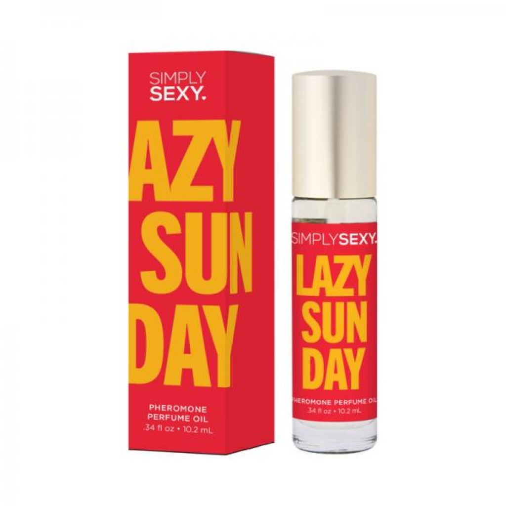 Simply Sexy Pheromone Perfume Oil Roll-on Lazy Sunday 0.34oz - Fragrance & Pheromones