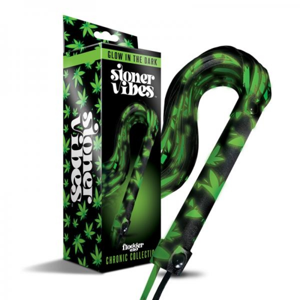 Stoner Vibes Chronic Collection Glow In The Dark Flogger - Floggers