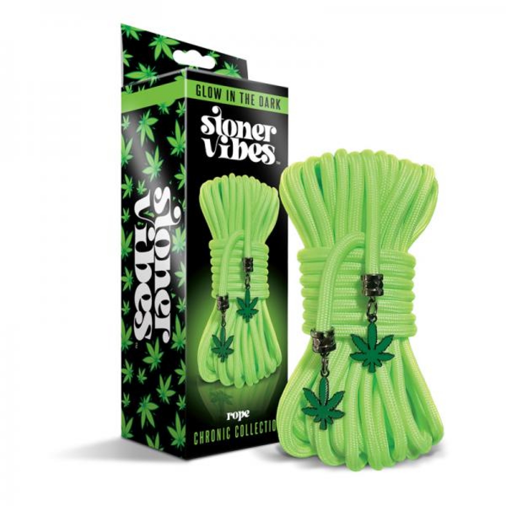 Stoner Vibes Chronic Collection Glow In The Dark Rope 32 Ft. - Rope, Tape & Ties