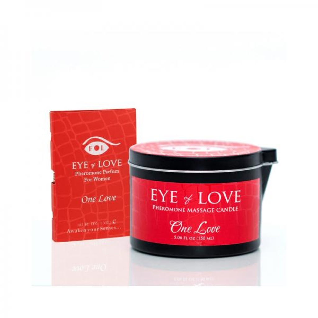 Eye Of Love One Love Attract Him Pheromone Massage Candle - Fragrance & Pheromones