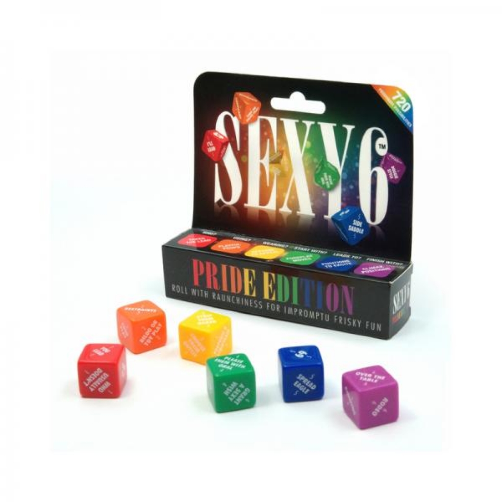 Sexy 6 Pride Edition Dice Game - Party Hot Games