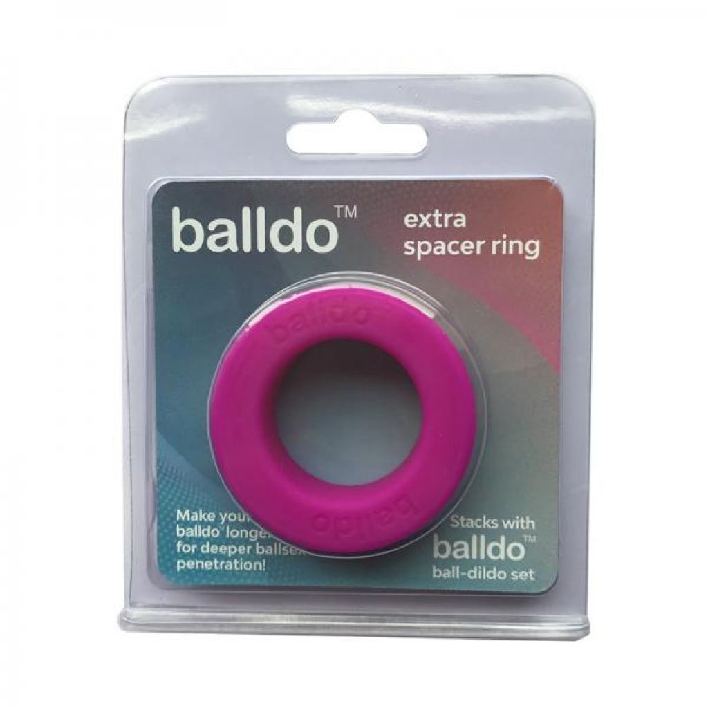 Balldo Single Spacer Ring Purple - Mens Cock & Ball Gear