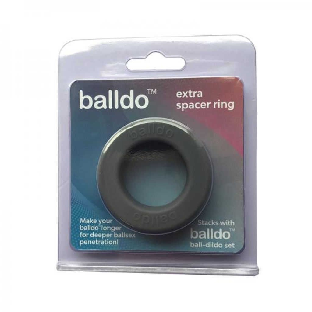 Balldo Single Spacer Ring Steel Grey - Mens Cock & Ball Gear