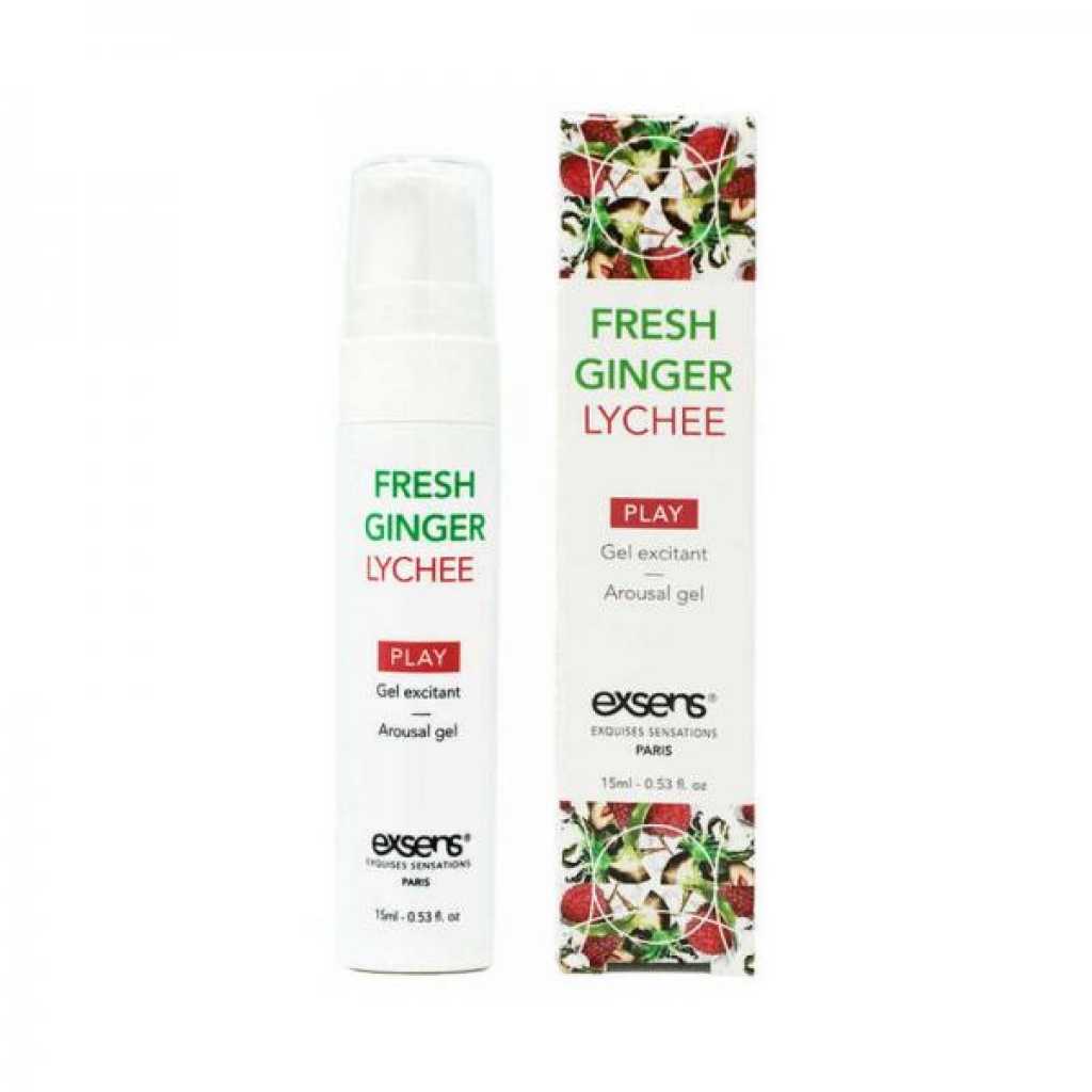 Exsens Arousal Gel Fresh Ginger Lychee 0.5 Oz. - For Women
