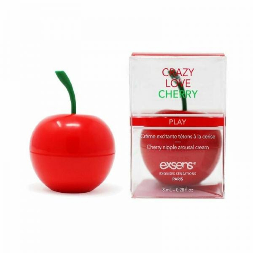 Exsens Nipple Arousal Cream Crazy Love Cherry 0.3 Oz. - For Women