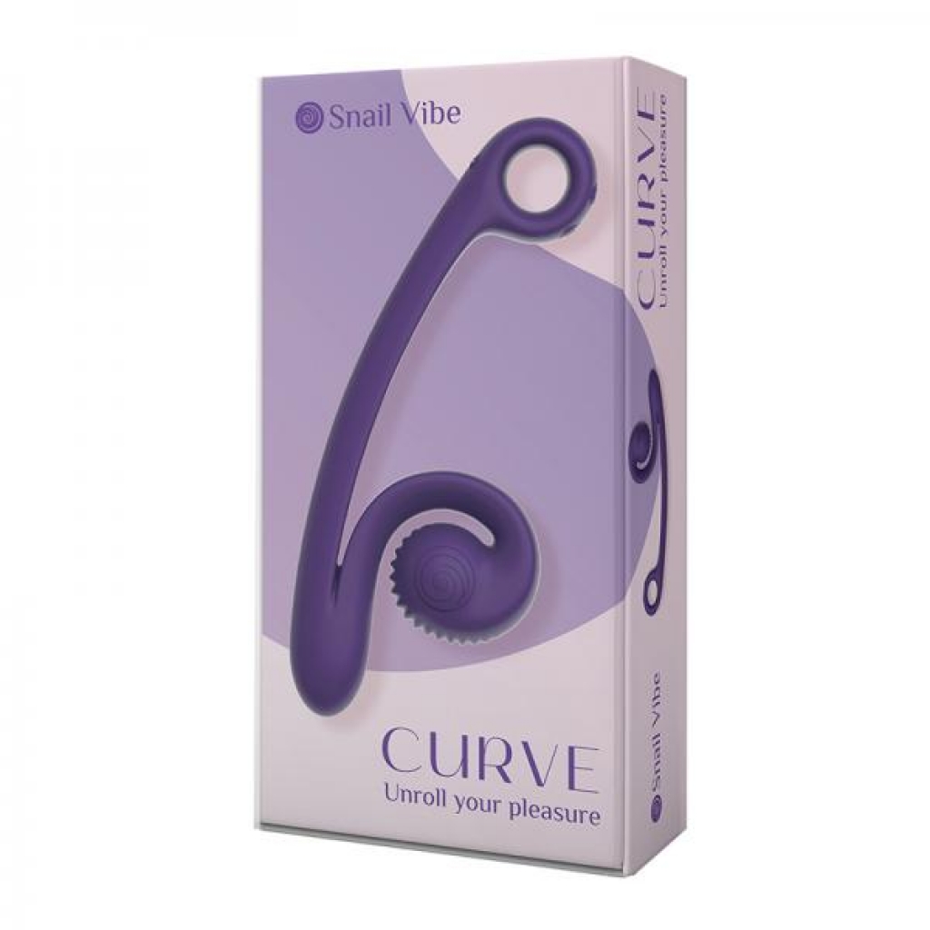 Snail Vibe Curve Purple - Modern Vibrators