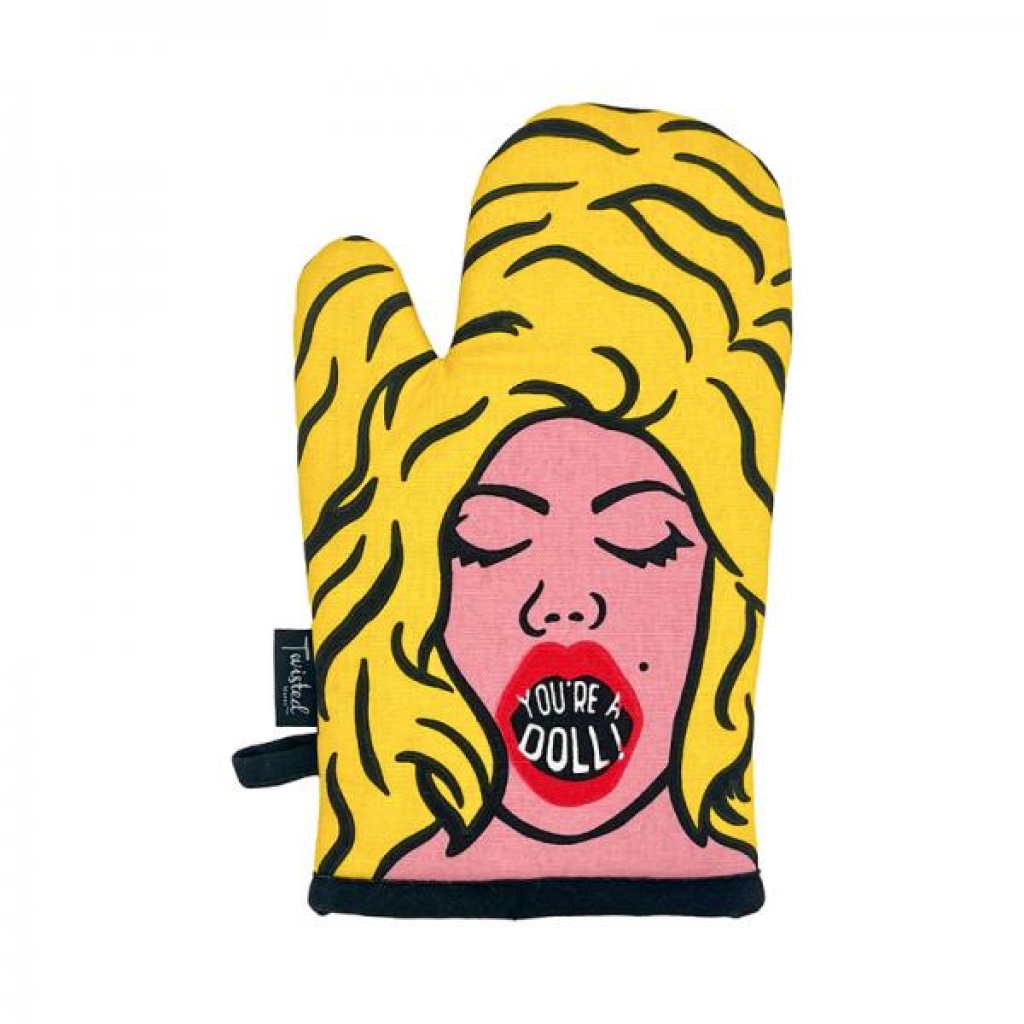 Twisted Wares You're A Doll Oven Mitt - Gag & Joke Gifts